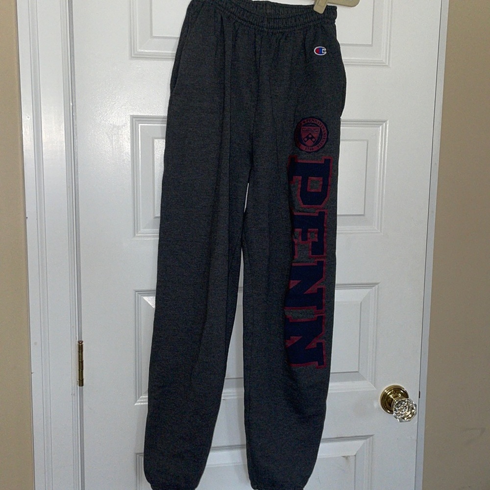 Champion. Small.  Look great. U of Penn